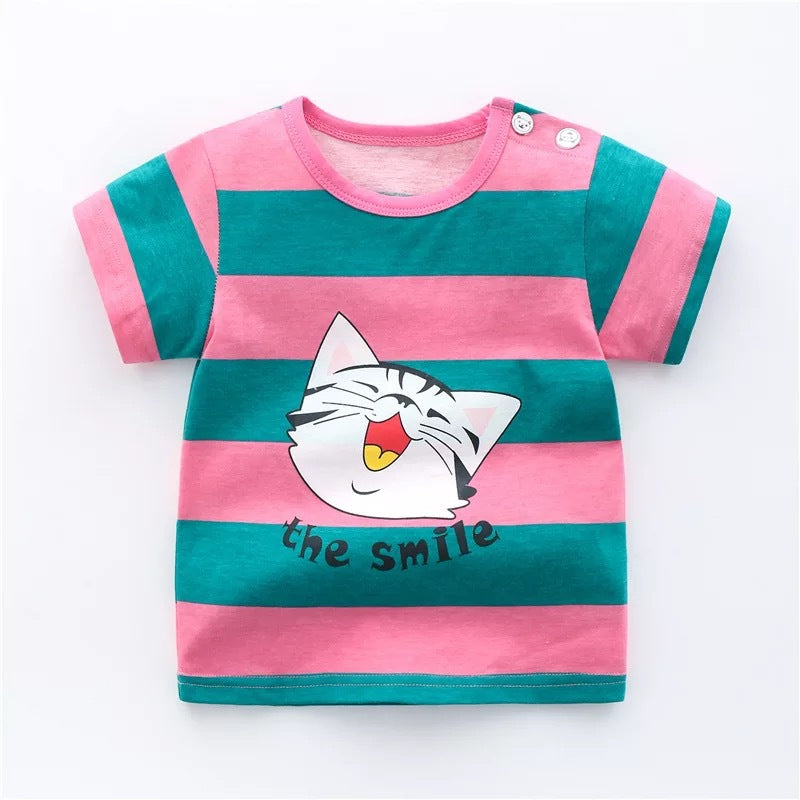 Cotton T-Shirts for Babies and Kids