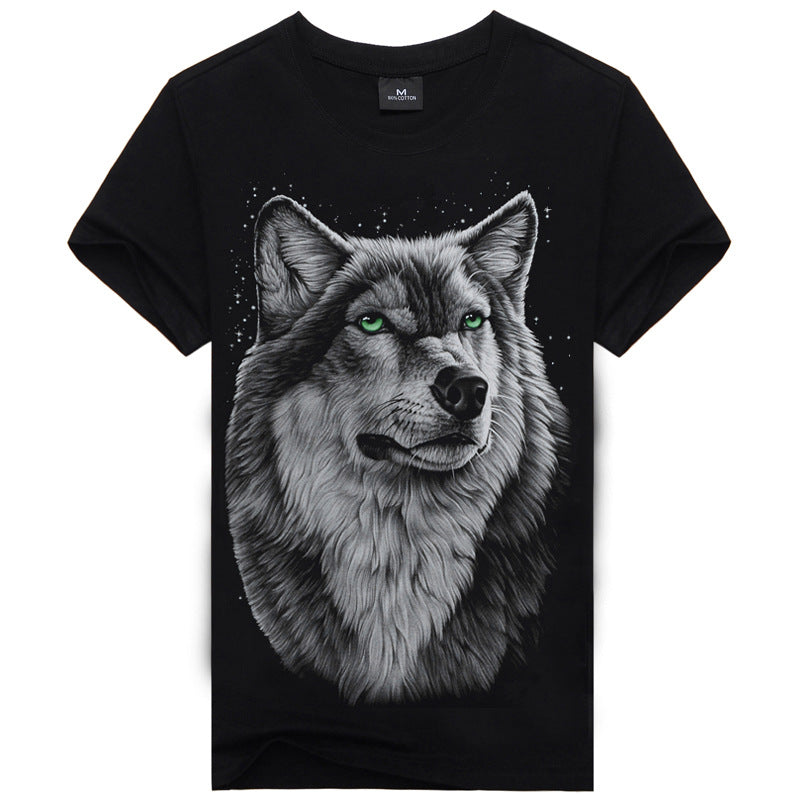 Men's 3D Printed Cotton T-Shirts in Various Styles