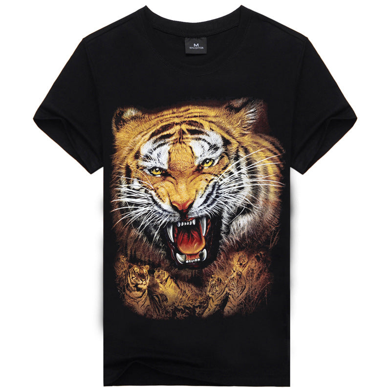 Men's 3D Printed Cotton T-Shirts in Various Styles