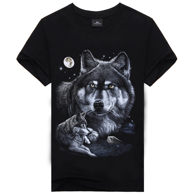 Men's 3D Printed Cotton T-Shirts in Various Styles