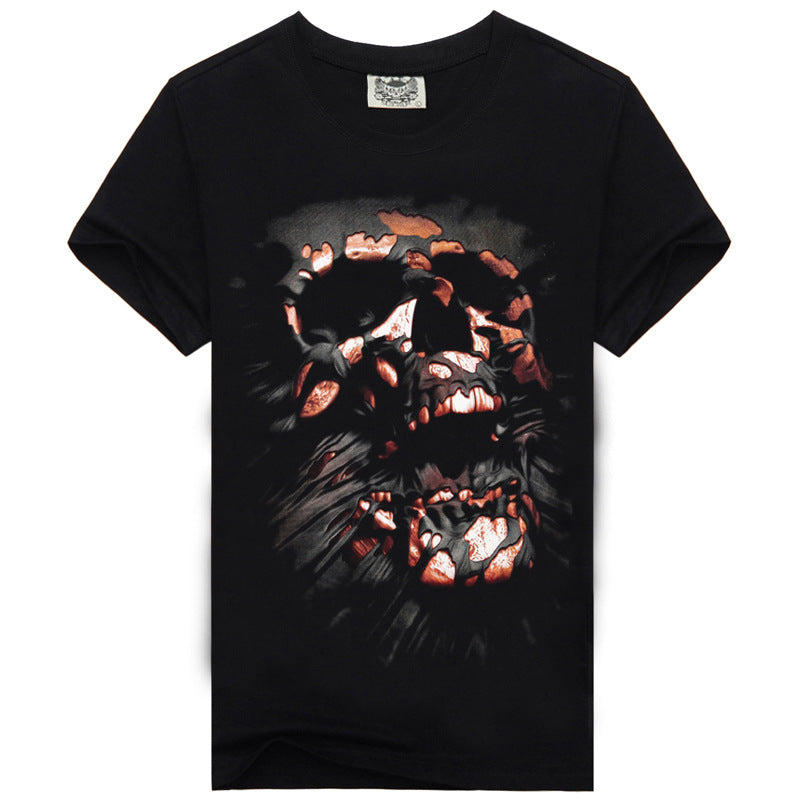 Men's 3D Printed Cotton T-Shirts in Various Styles