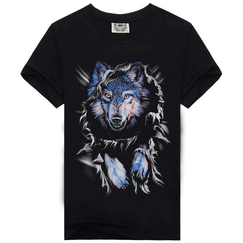 Men's 3D Printed Cotton T-Shirts in Various Styles