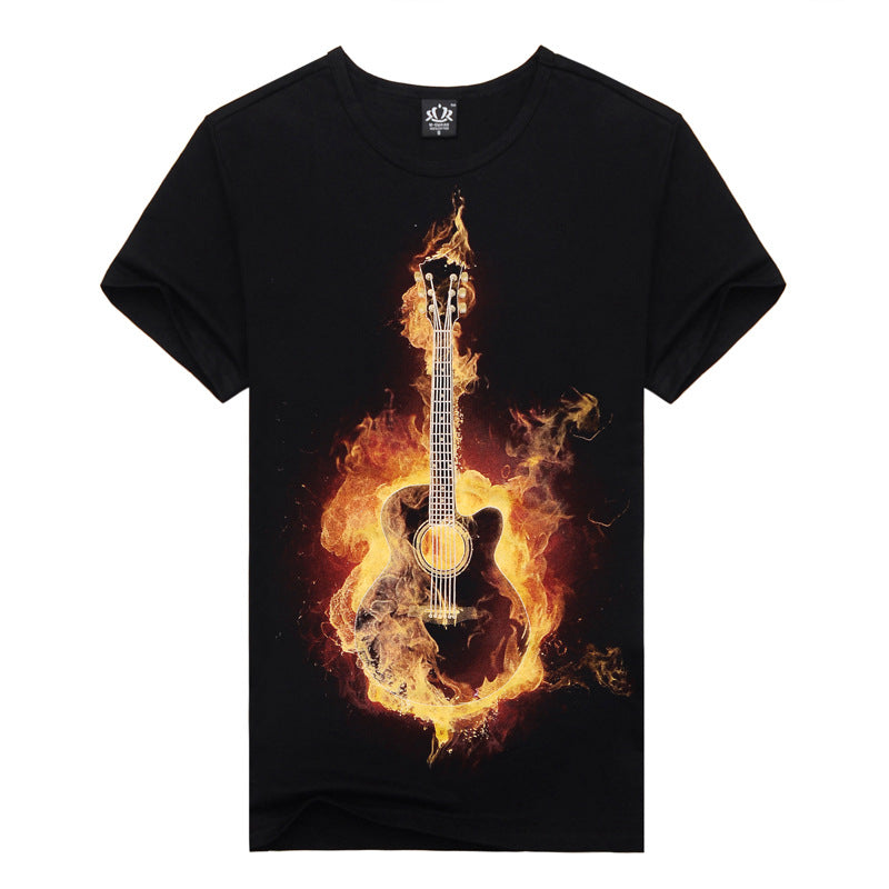Men's 3D Printed Cotton T-Shirts in Various Styles