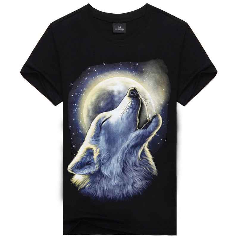 Men's 3D Printed Cotton T-Shirts in Various Styles