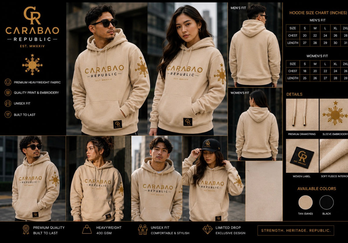 Carabao Republic Maharlika Sun Heritage Hoodie (Copy)