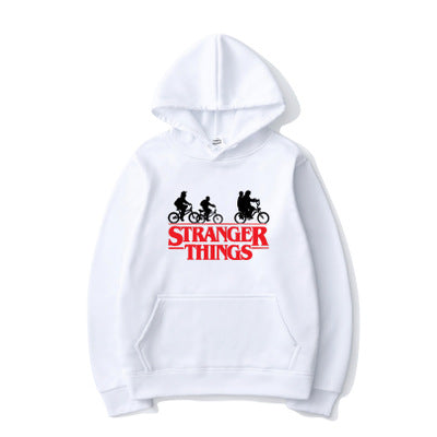 Couple's Letter Print Hoodies, Casual Loose Fit