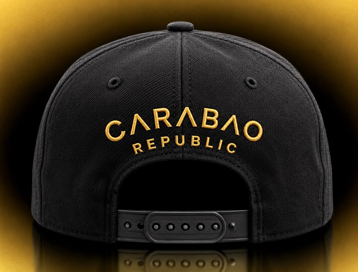 Carabao Republic Heritage Horns Snapback – Black & Gold