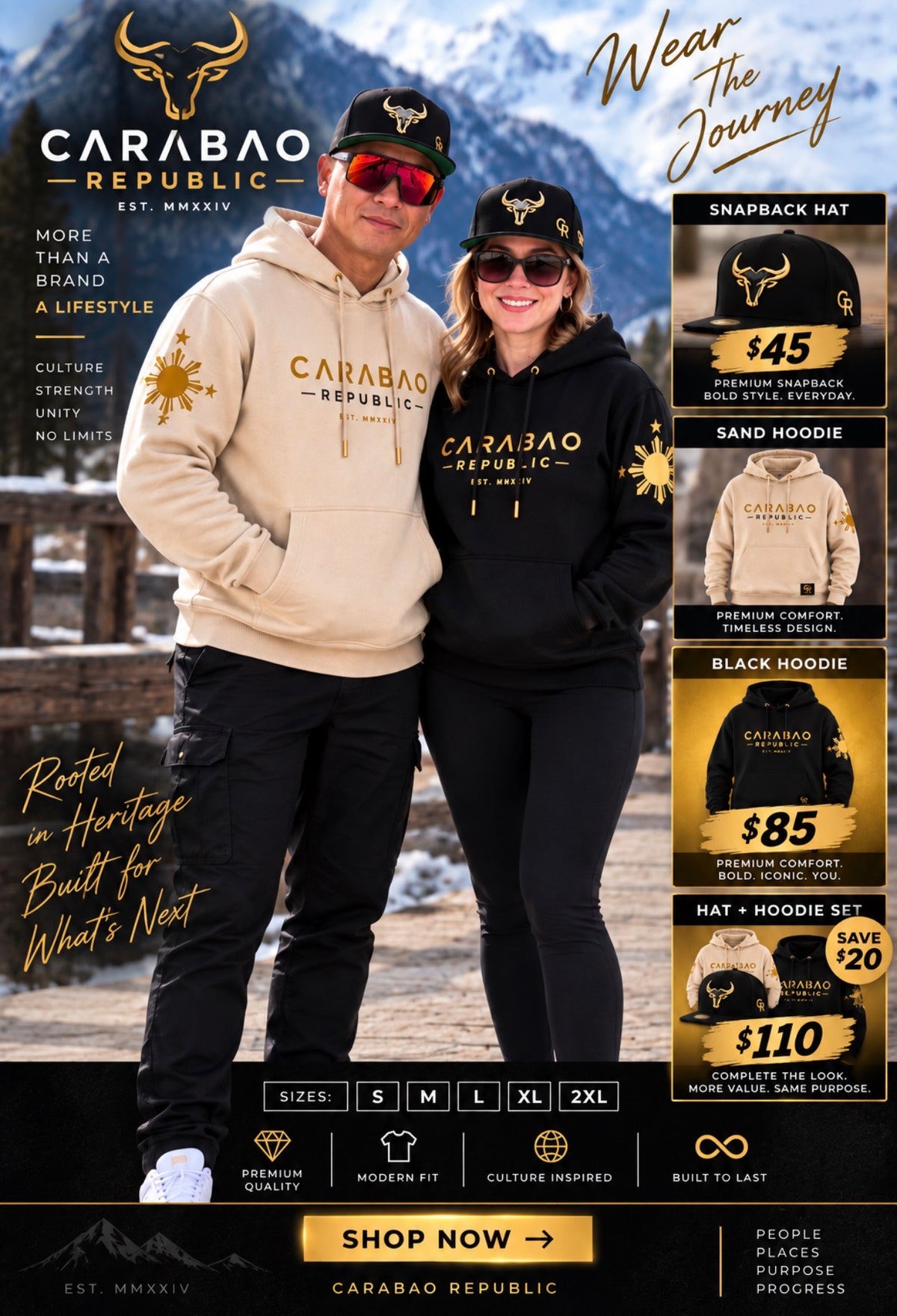 Carabao Republic Maharlika Sun Heritage Hoodie (Copy)