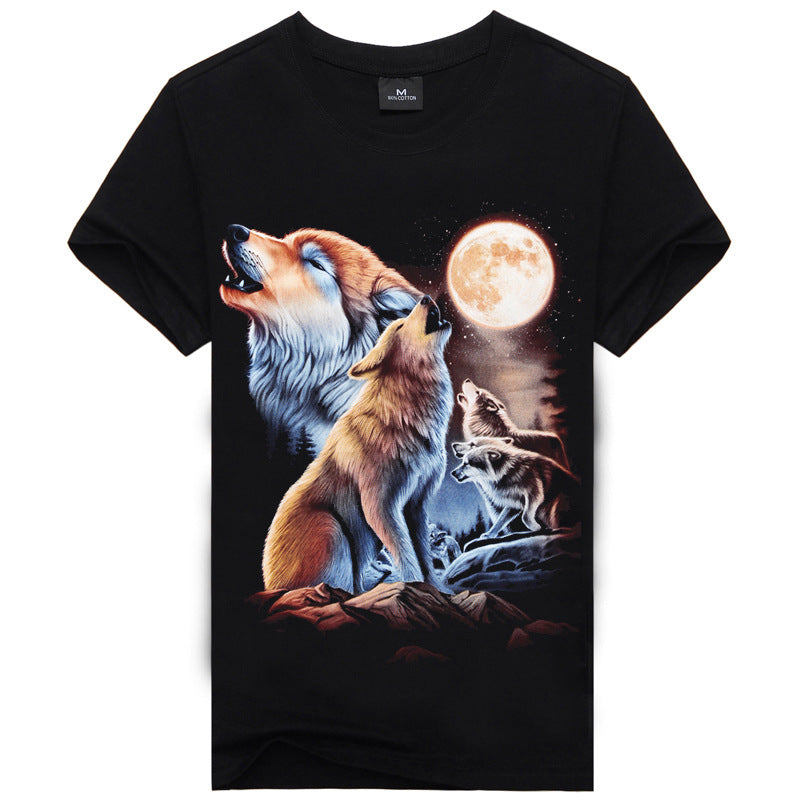 Men's 3D Printed Cotton T-Shirts in Various Styles