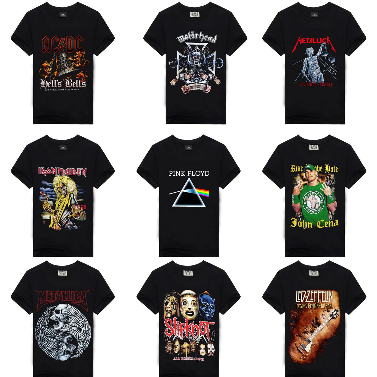 Men's 3D Printed Cotton T-Shirts in Various Styles