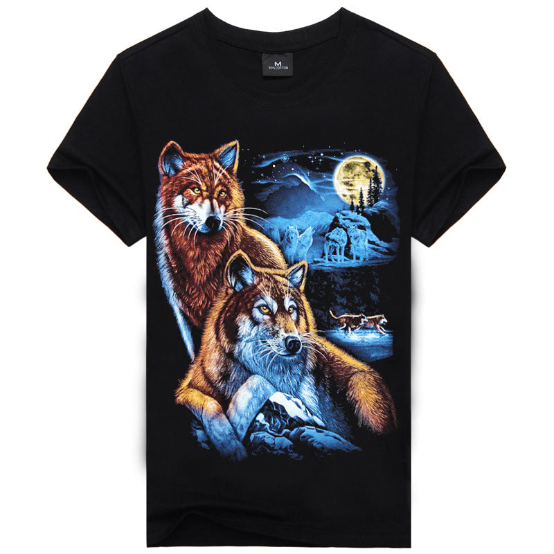 Men's 3D Printed Cotton T-Shirts in Various Styles