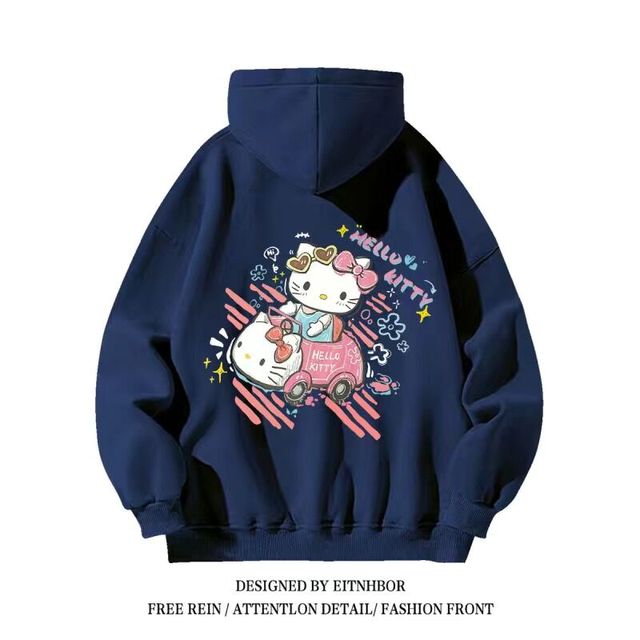 Hello Kitty Sanrio Hoodies for Boys and Girls, Y2K Style