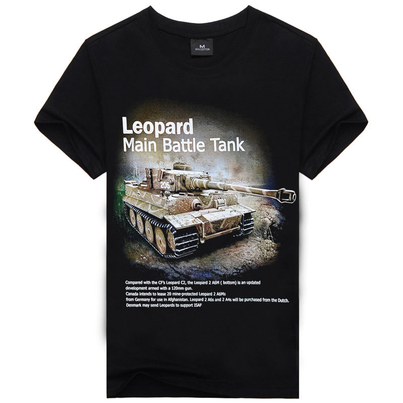 Men's 3D Printed Cotton T-Shirts in Various Styles