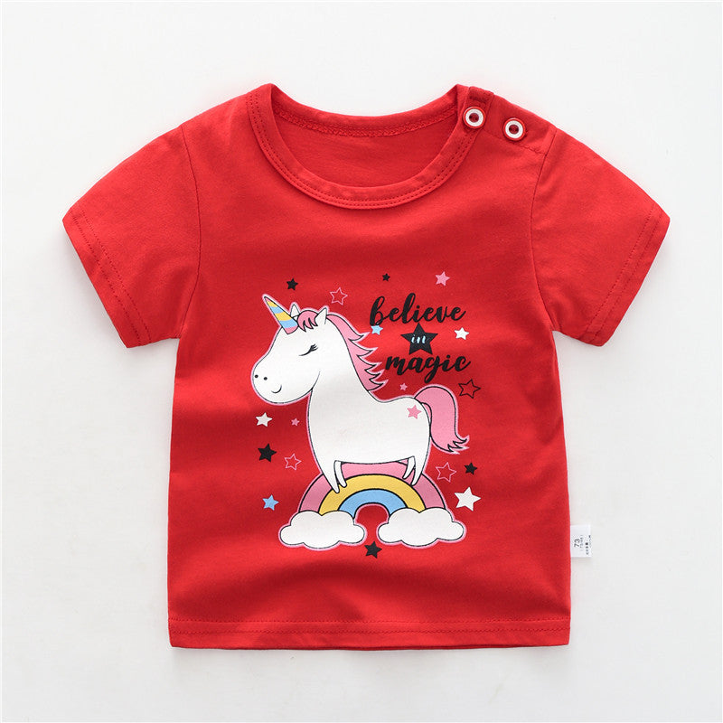 Cotton T-Shirts for Babies and Kids